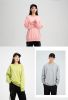 Ladies New cut design 2023  Fleece Loose Fit Crewneck Unisex Sweatshirt Couple Sweatshirts with O-neck