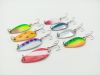 2016 hot sale metal spoon lures 6.5g for trout bass small fishing bait fishing tackle mini- spinner with treble hooks