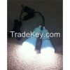 Portable solar charger battery LED light small solar energy system