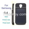 solar battery charger case 3000mah for Galaxy S4 phone