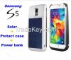 Solar charger case for Samsung Galaxy S5 protect case for S5 4000mah