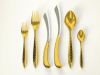 18k Gold & Titanium Arabesque Cutlery set
