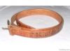 Crocodile leather Belt