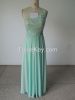 long evening dress with beading