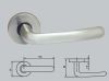 ZInc or aluminum door handles on rosette