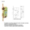 door lock body mortise lock