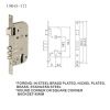 door lock body mortise lock