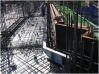 Aluminum formwork, a lightweight metal that is easy to transport, set up, tear down, and clean.