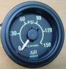 Utrema Auto Dual Needle Air Pressure Gauge 150psi