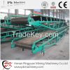 mobile belt conveyor for bag material, bulk material