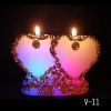 led candle-doule heart