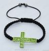 shamballa cross bracelet, shamballa bracelet with diamond cross