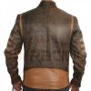 X-Men Wolverine Origins Bomber Style Brown Real Leather Jacket All sizes