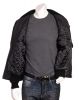 MEN BLACK MOTO QUILTED BOMBER LEATHER BIKER JACKET ALL SIZES