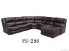 Synthetic Leather Incline Sofa Set