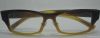 Black Round Ox Horn / Cleat / Buffalo Horn Handmade Eyeglasses For Cel