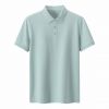 2026 Men's T-Shirt Solid Color Short-Sleeve Shirt