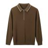 2026 Men's Sweater Thin Half-Zip Casual Top