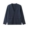 2026 Men's Woollen Coat V-neck Button-up Cardigan