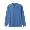 2026 Men's Wool-blend Shirt Solid Color Long-sleeve Shirt