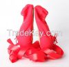 pointe dance shoes red...