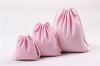 Canvas Storage Bag Natural Color Gift Bag Drawstring Bag Cotton Fabric Pouches