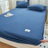 100% Cotton Waffles Fitted Sheet Set Jacquard Bedding Set For Bedroom
