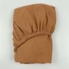 Wholesale 100% Cotton Crepe Baby Crib Sheet Customized Organic Double Layered Yarn Bed Sheet Muslin Fitted Sheer
