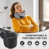 Customized Memory Foam Neck Support U Shape Car Home Office Travel Pillow for Airplane