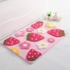 Custom Tufted Bathroom Rugs Non Slip Water Absorbent Cute Bath Rug Soft Microfiber Bath Mat