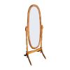 wooden standing mirror