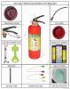 2KG portable ABC dry chemical powder fire extinguisher