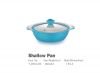 Wave Pattern Aluminum die cast non-stick cookware set with ceramic coating die-casting