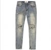 New fashion jeans pants wholesale custom logo Slim Fit distressed jeans men skinny denim jeans men