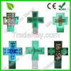 outdoor LED pharmacy cross sign display 