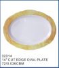 melamine serving tray custom cheap melamine plate  Dishwasher safe Food grade melamine porcelain dinner plate in pure white color