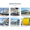 Shades Full Retractable Aluminum Pergola