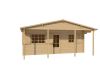 45mm wall thickness log cabins, log sheds, garden houses