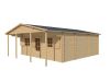 45mm wall thickness log cabins, log sheds, garden houses