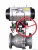 flanged SHUT OFF BALL VALVE, pneumatic way and electric