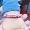 NEW & HOT! Children Sterling Pure Silver Jewelry Child Happy Peppa Pig Red Rope Bracelets Gift Box