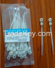 Black/white cable ties, cable tie with mounting hole,toys cable ties