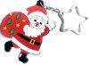 Santa Claus PVC soft rubber key chain