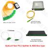 Awire Fiber Optic cable patch cord fiber pigtail PLC splitter SM SC to SC connector for FTTH