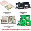 Awire Fiber Optic cable Terminal Box Fiber Closure Joint Box distribution installation box information panel patch panel for FTTH