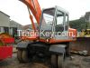 used hitachi EX100WD wheel excavator 