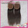 Factory wholesale price bleached knots top quality virgin lace closures