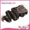 hot selling with middle part virgin brazilian human hair lace closure