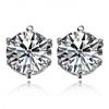 sell  silver earrings, zircon crystal jewelry