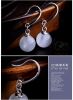 opal 925 silver earrings